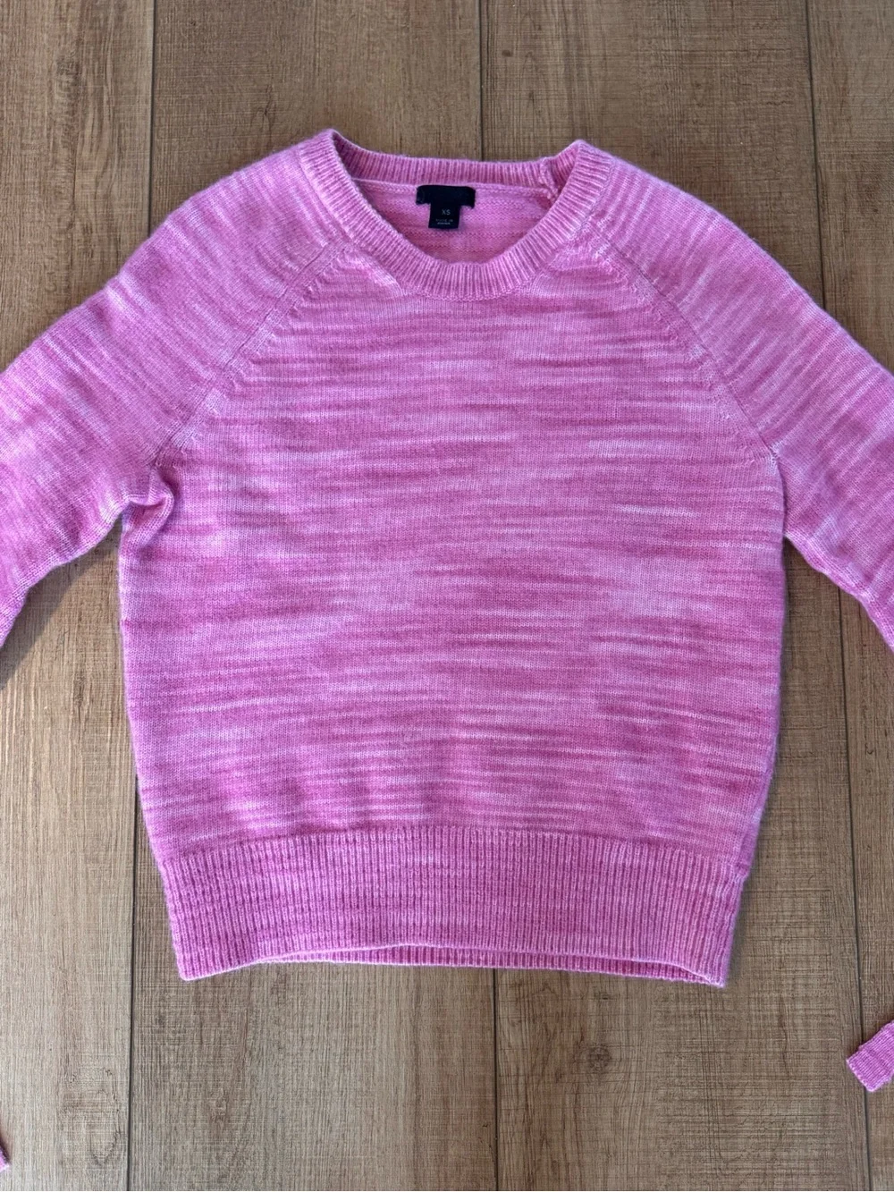 J.Crew Collection Pink Alpaca Tie Bell Sleeve Sweater XS
